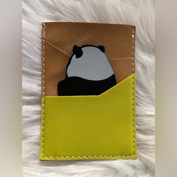 Open face panda card holder/wallet - Picture 1 of 2